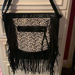 Black steve madden purse